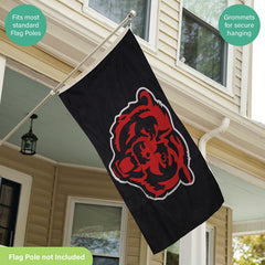 Chicago Bears Single Sided Estate Flag with 2 Grommets 3'x5'