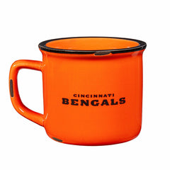 Cincinnati Bengals Ceramic Camp Cup with Enamel Finish, 14oz