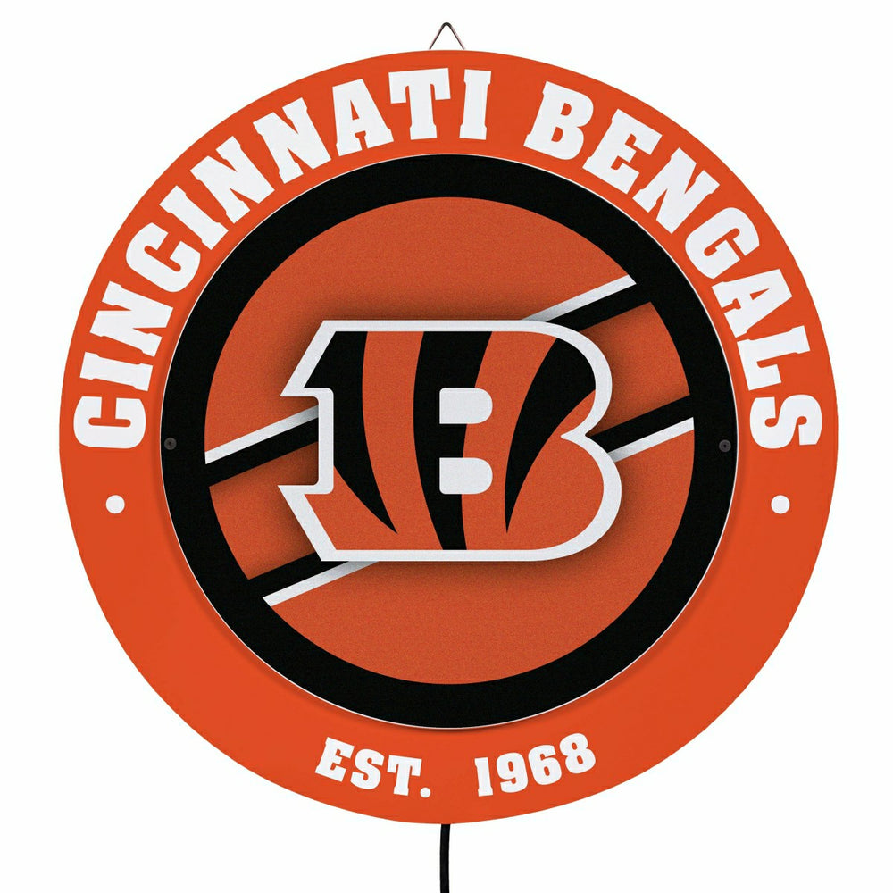Cincinnati Bengals, Metal Lite, Round