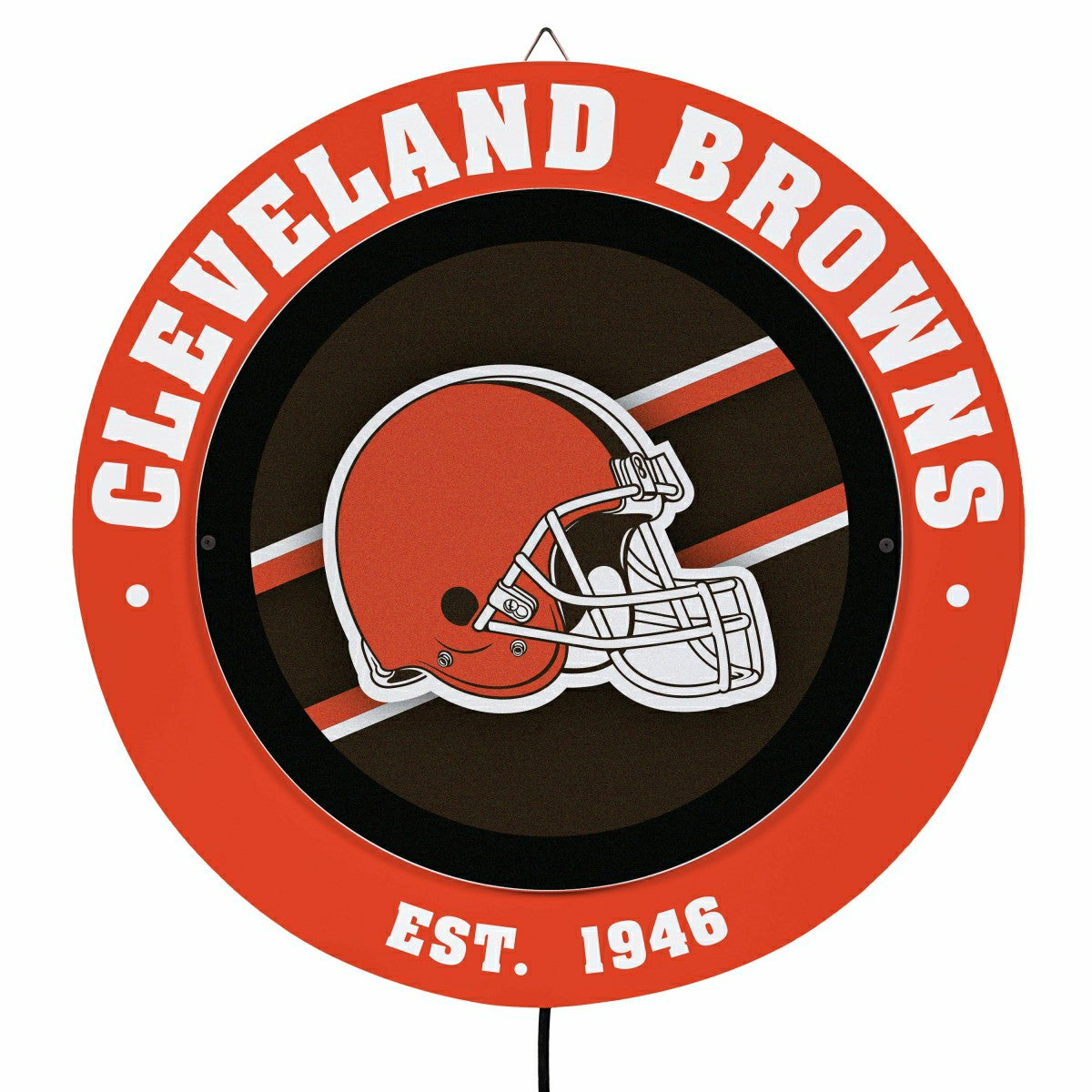 Cleveland Browns, Metal Lite, Round