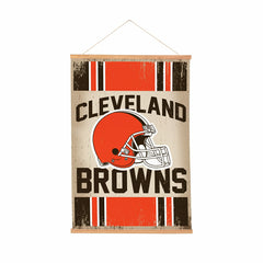Cleveland Browns, Canvas Wall Tapestry, Medium, 36x24