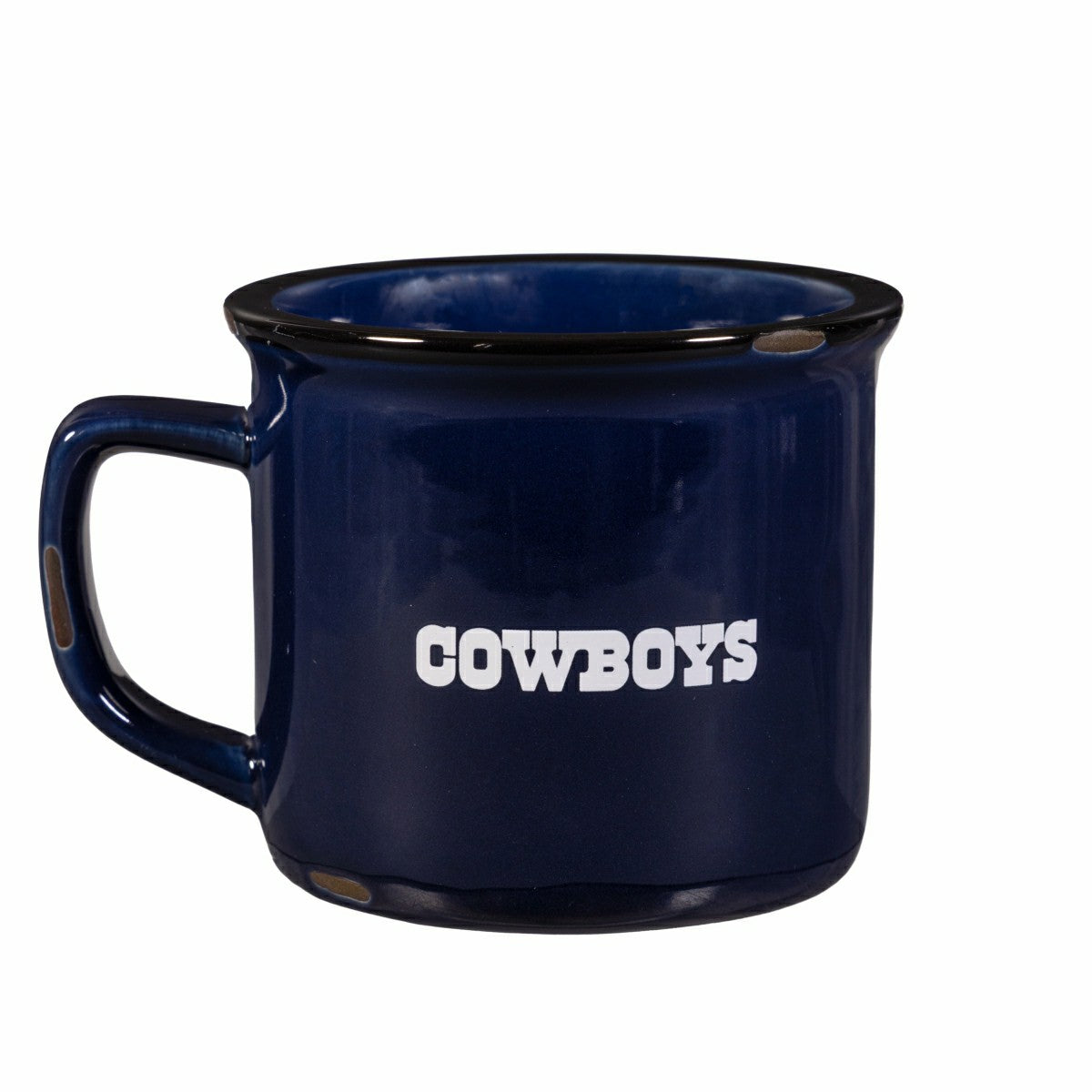 Dallas Cowboys Ceramic Camp Cup with Enamel Finish, 14oz