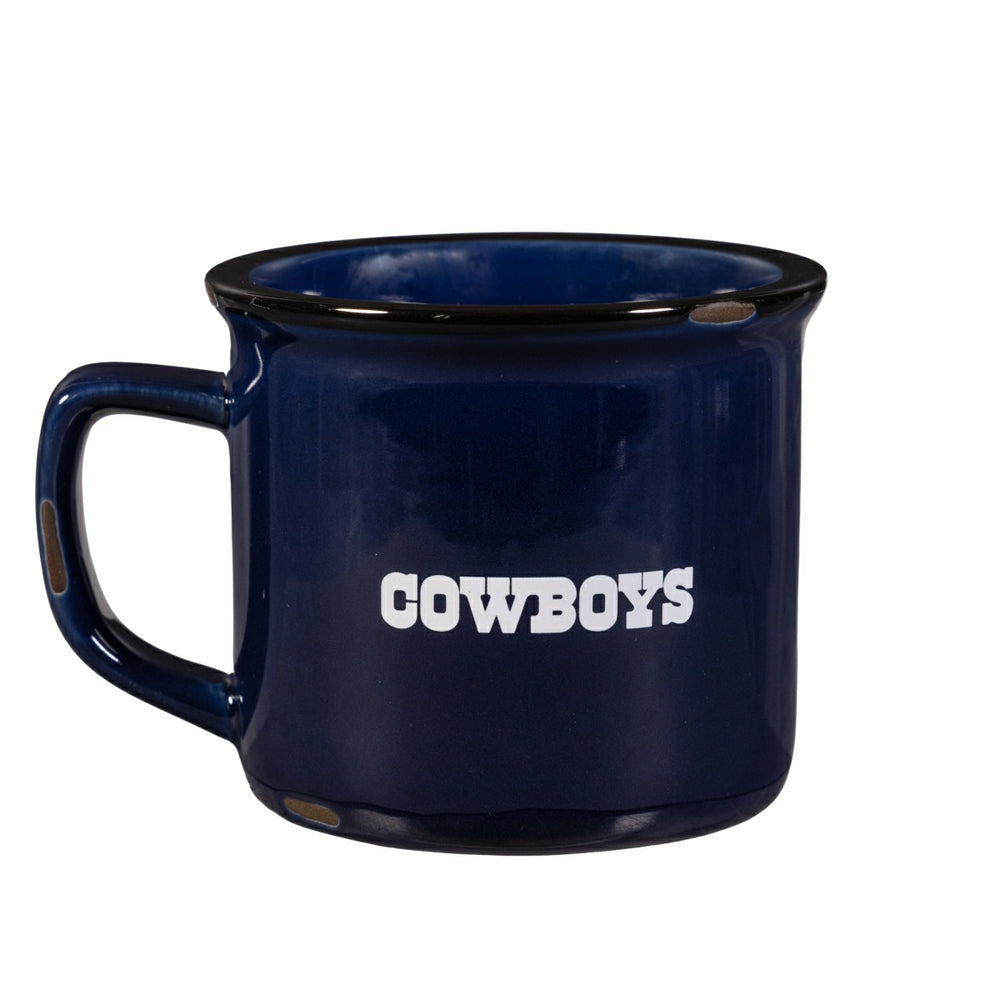 Dallas Cowboys Ceramic Camp Cup with Enamel Finish, 14oz