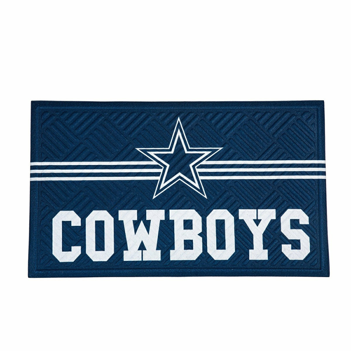 Embossed Mat, Cross Hatch, Dallas Cowboys