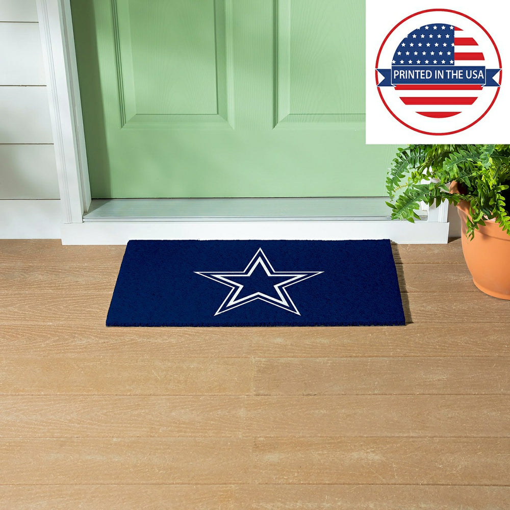 Full Color PVC Mat, 16" x 28", Dallas Cowboys