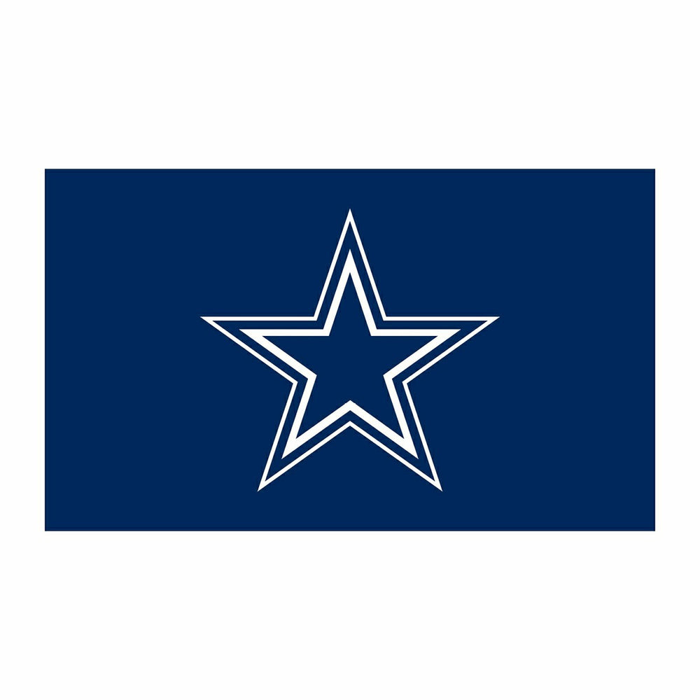 Full Color PVC Mat, 16" x 28", Dallas Cowboys