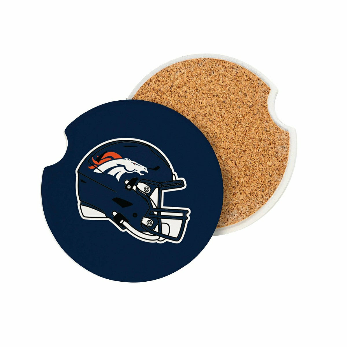 Denver Broncos Car Coaster Set, 2pc