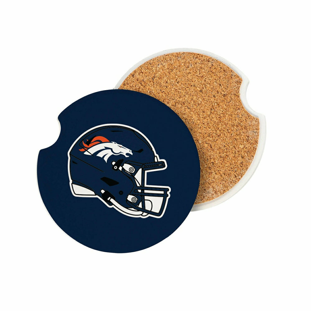 Denver Broncos Car Coaster Set, 2pc