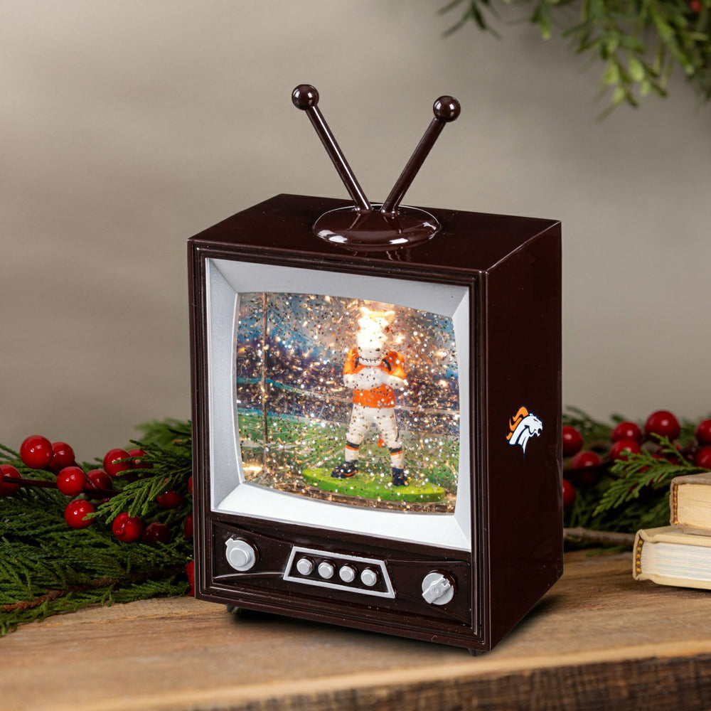 Denver Broncos Vintage TV Water Lantern