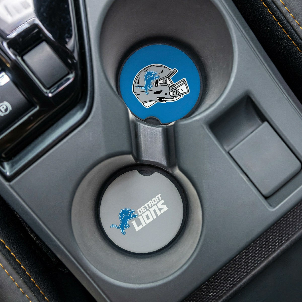 Detroit Lions Car Coaster Set, 2pc