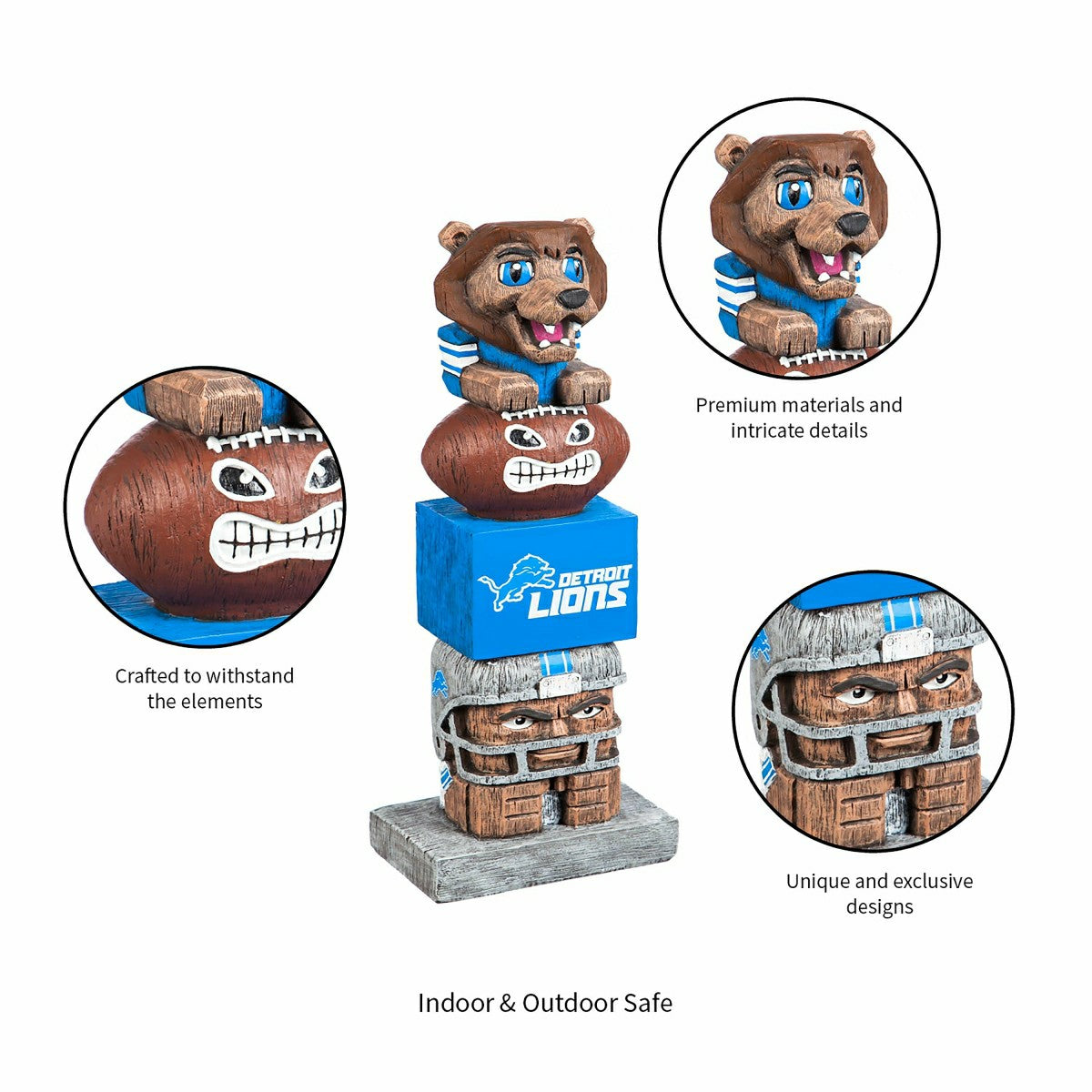 Team Garden Statue, Detroit Lions