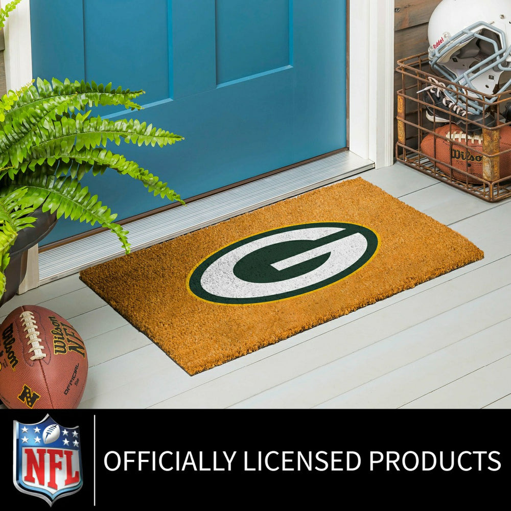 Coir Mat, 16"x28", Green Bay Packers