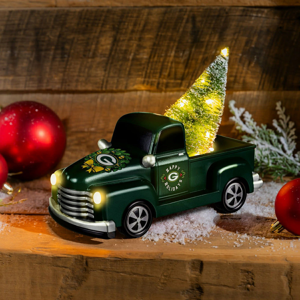 Green Bay Packers Holiday Rally Truck Statue
