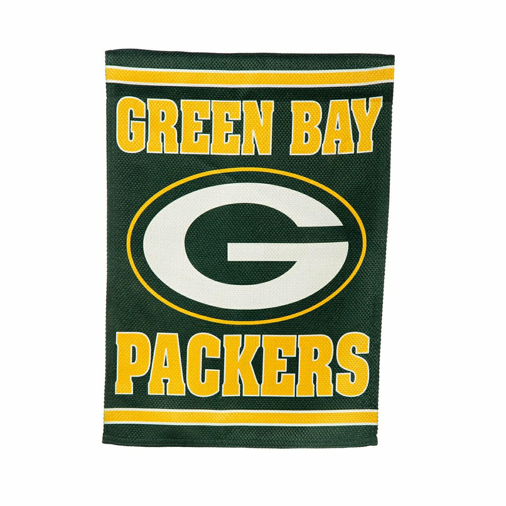 Embossed Suede Flag, House Size, Green Bay Packers