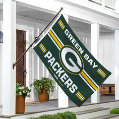 Green Bay Packers Single Sided Estate Flag with 2 Grommets, 3'x5'