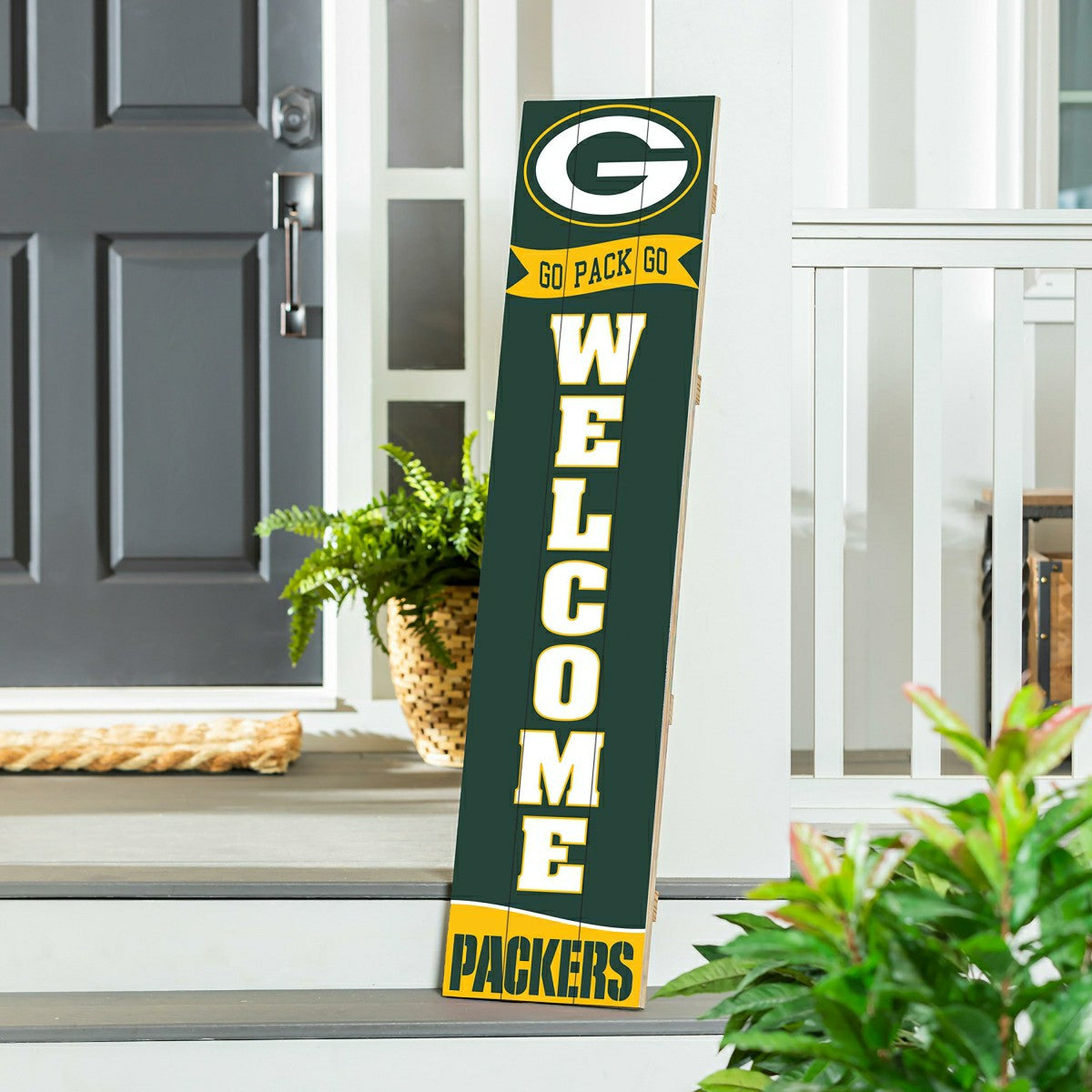Green Bay Packers Large Single Sided Leaner, 46"