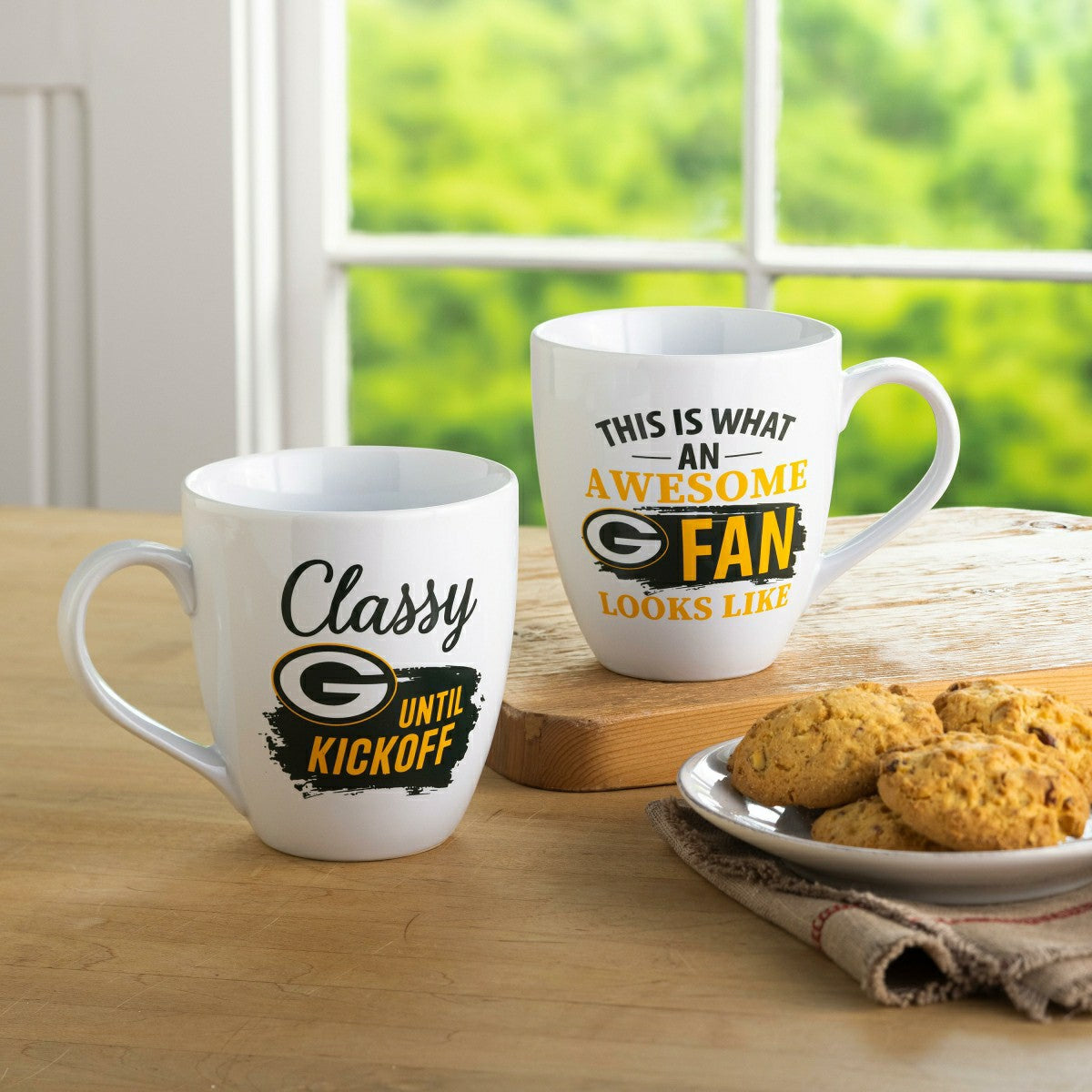 Green Bay Packers, Ceramic Cup O'Java 17oz Gift Set