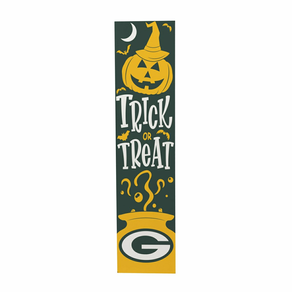 47" Double Sided Leaner, Green Bay Packers, Halloween