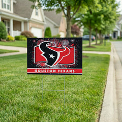 Houston Texans Yard Sign, Patriotic