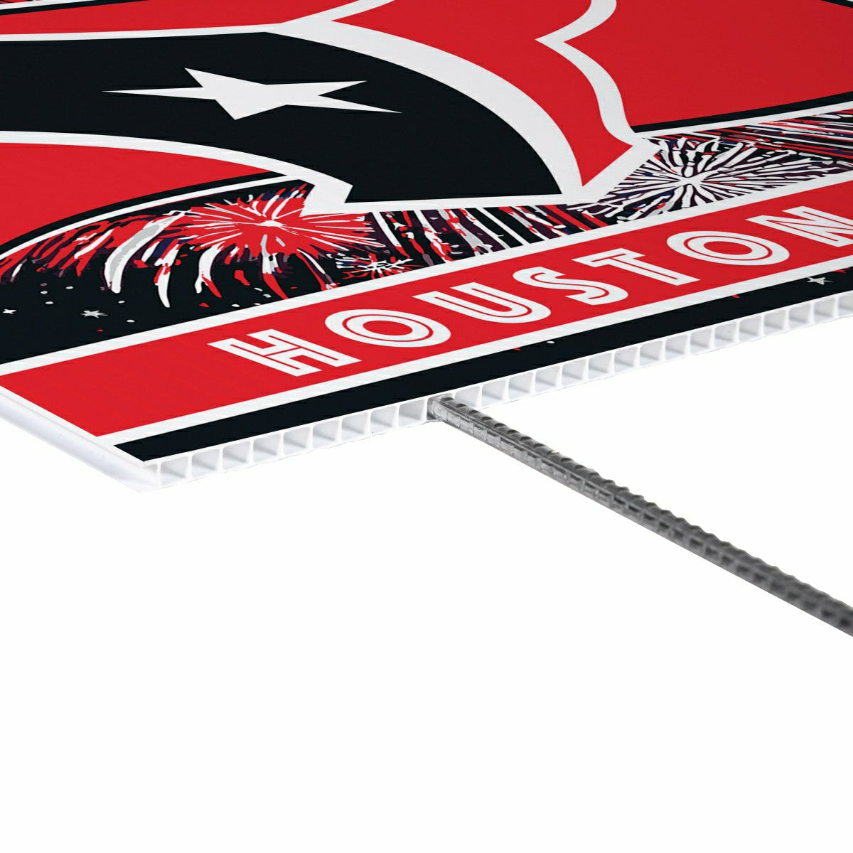 Houston Texans Yard Sign, Patriotic