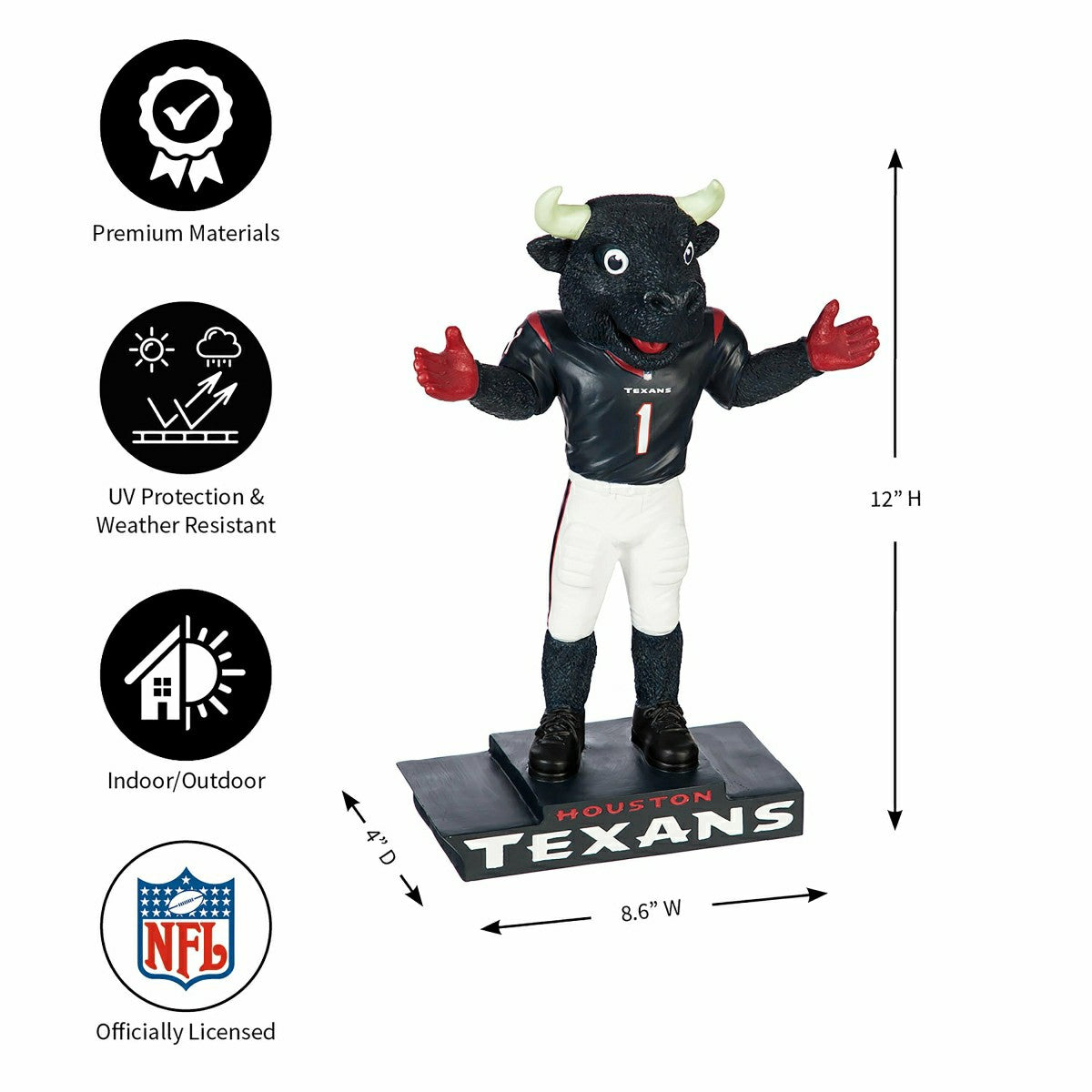 Houston Texans Mascot Statue | MyEvergreen