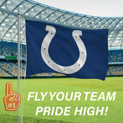 Indianapolis Colts Single Sided Flag w/ 2 Grommets, 3'x5'