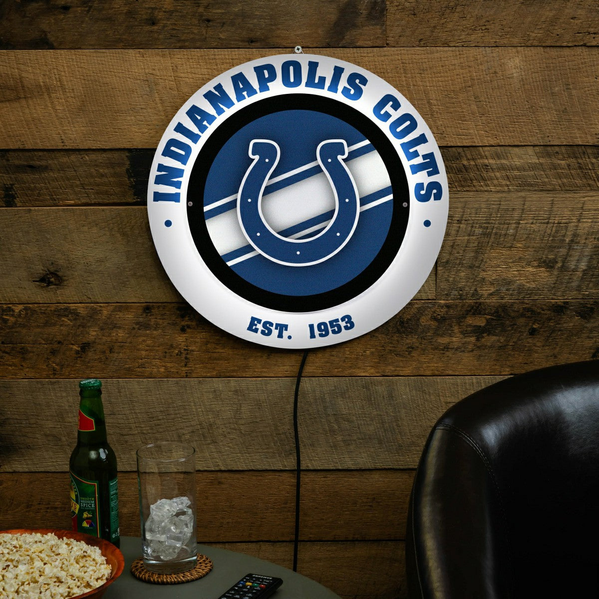 Indianapolis Colts, Metal Lite, Round