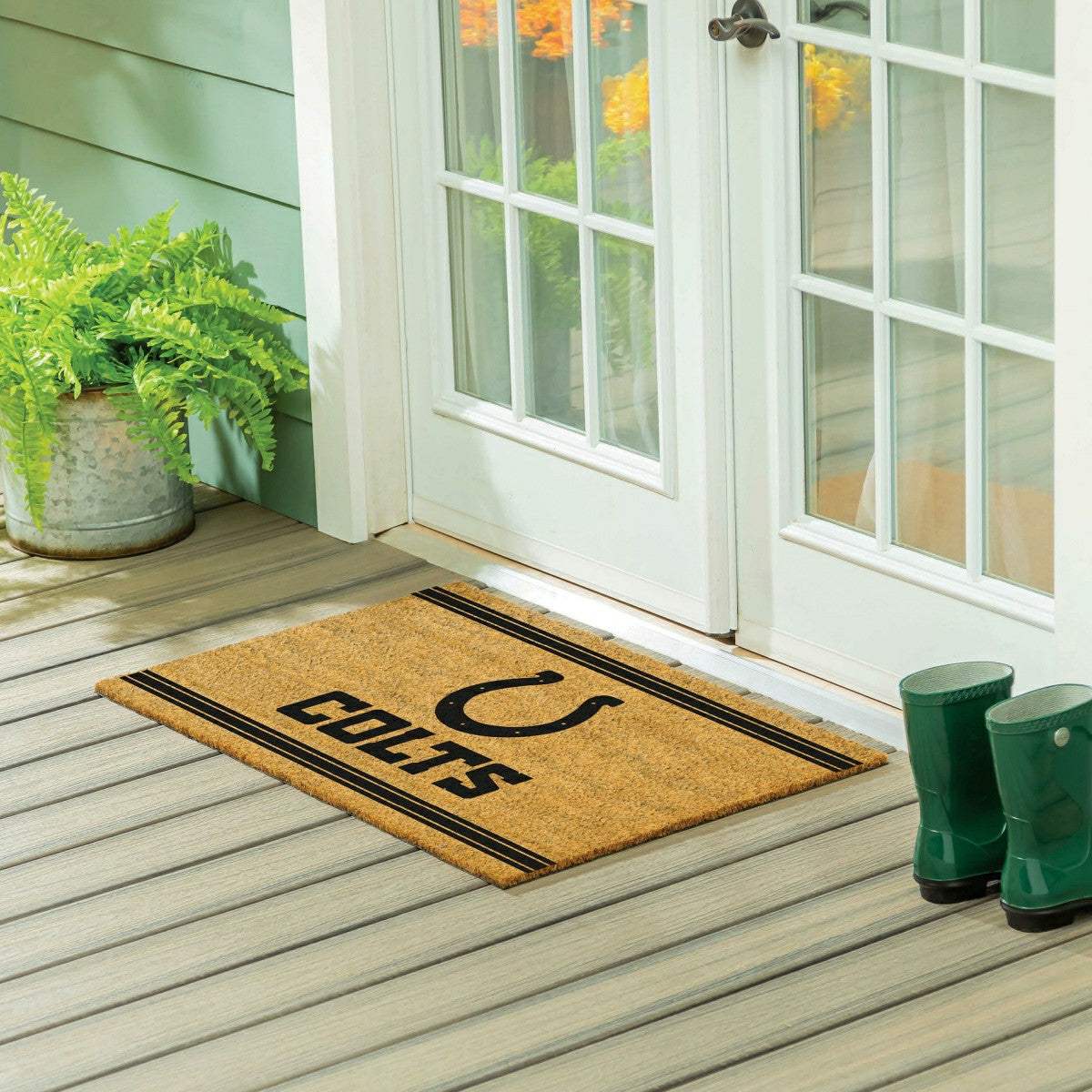 Indianapolis Colts Large One Color Coir Mat, 36"x24"