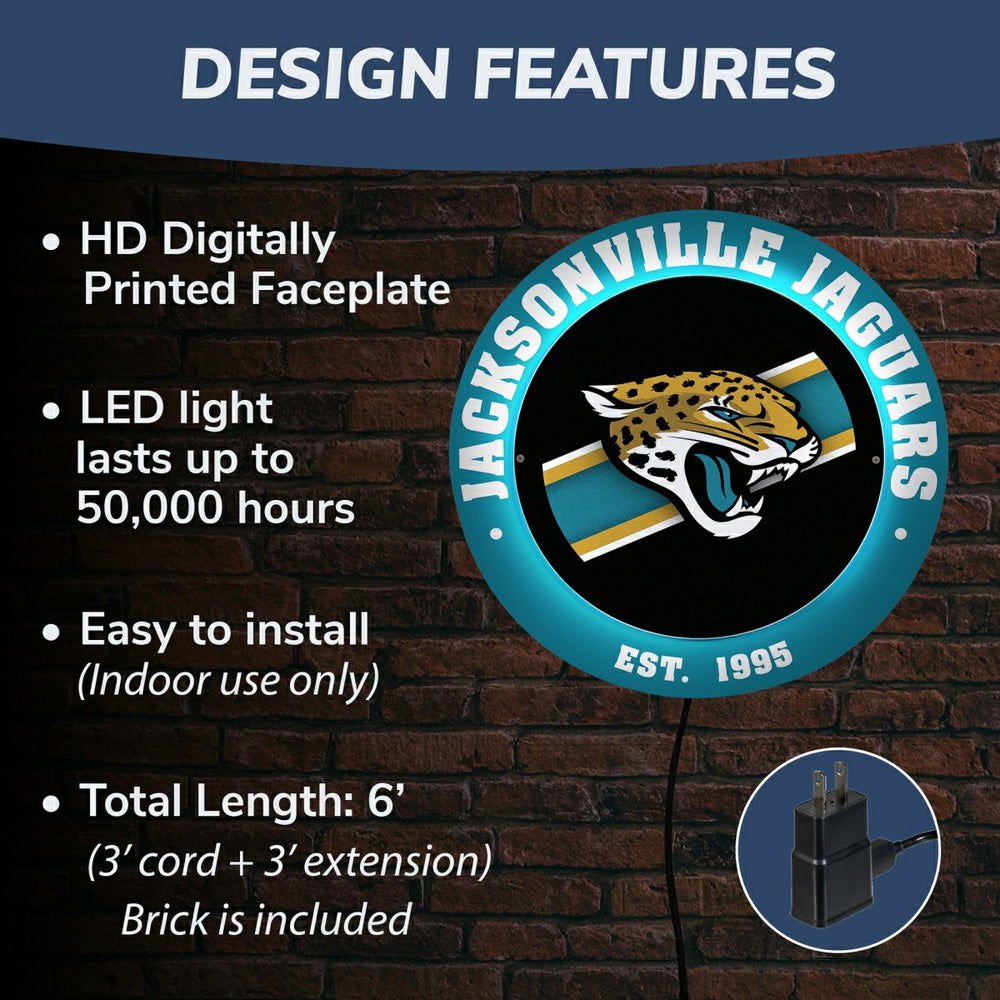 Jacksonville Jaguars, Metal Lite, Round
