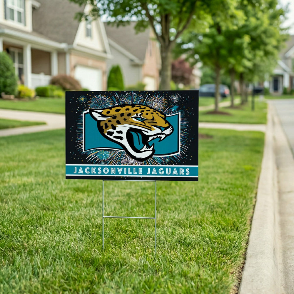 Jacksonville Jaguars Yard Sign, Patriotic