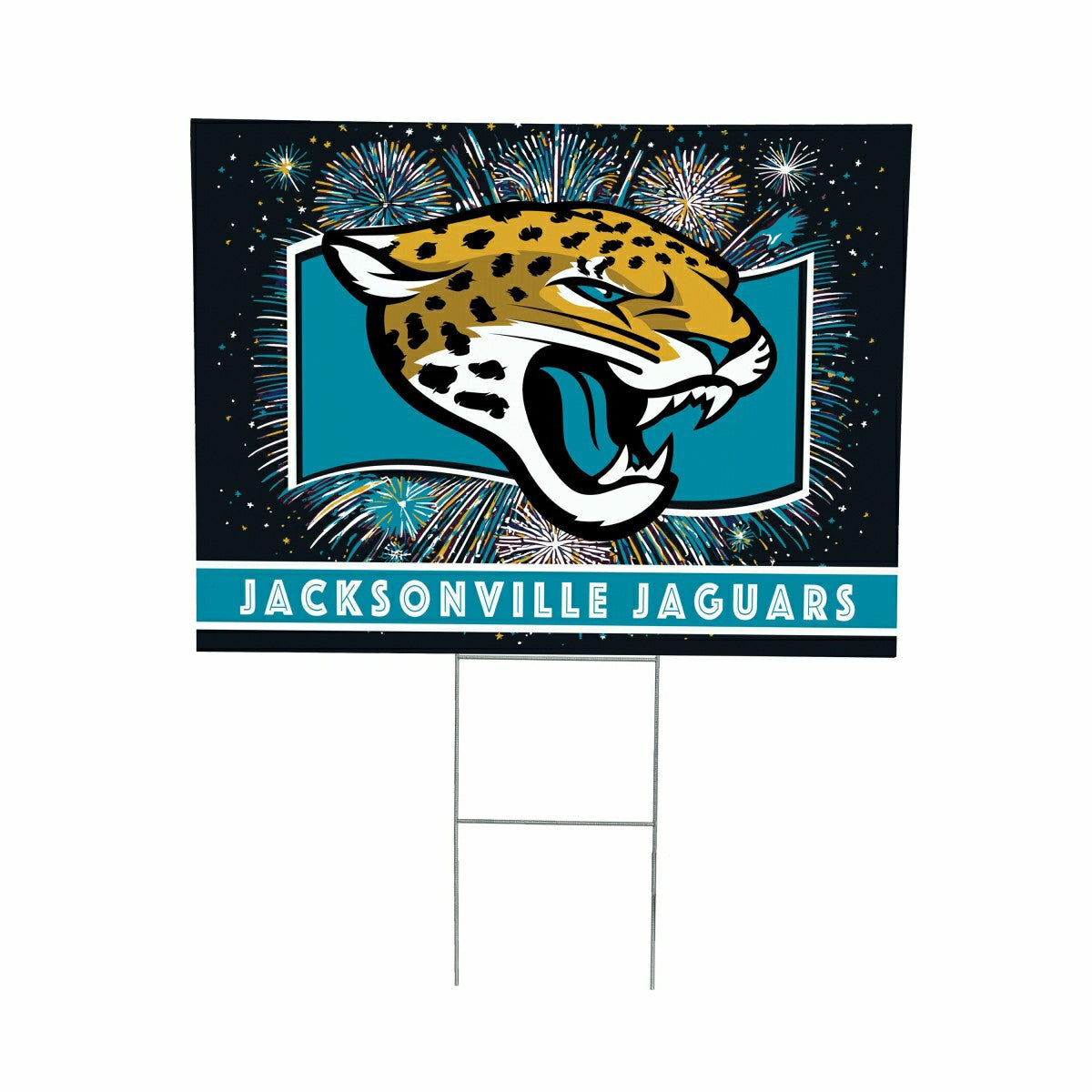 Jacksonville Jaguars Yard Sign, Patriotic