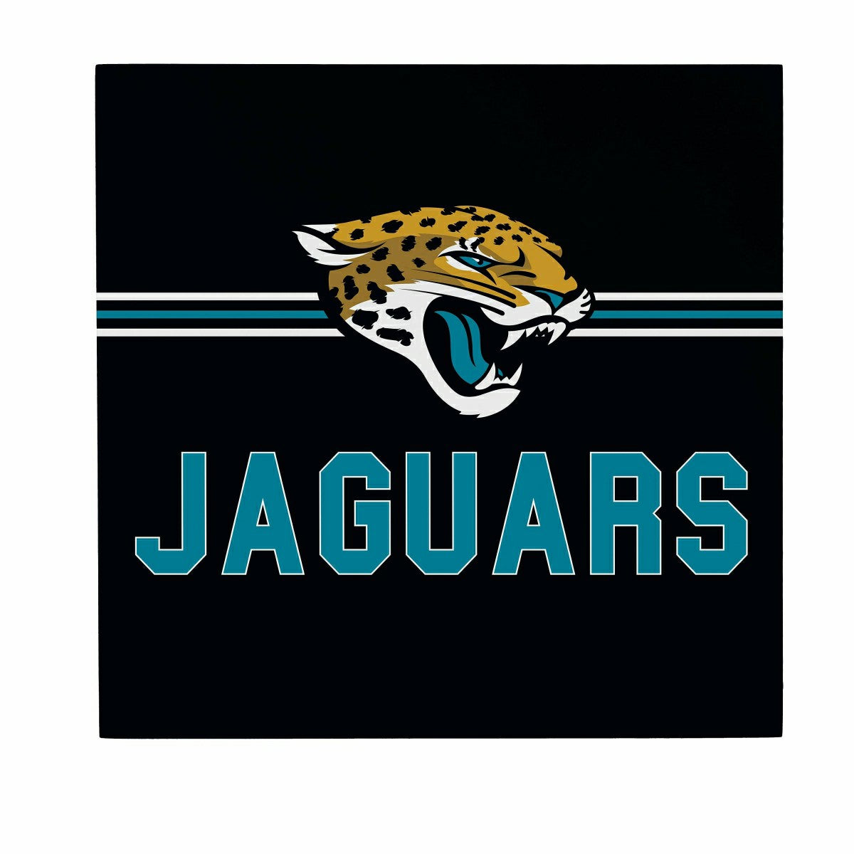 Jacksonville Jaguars Wood Wall Sign, 12x12