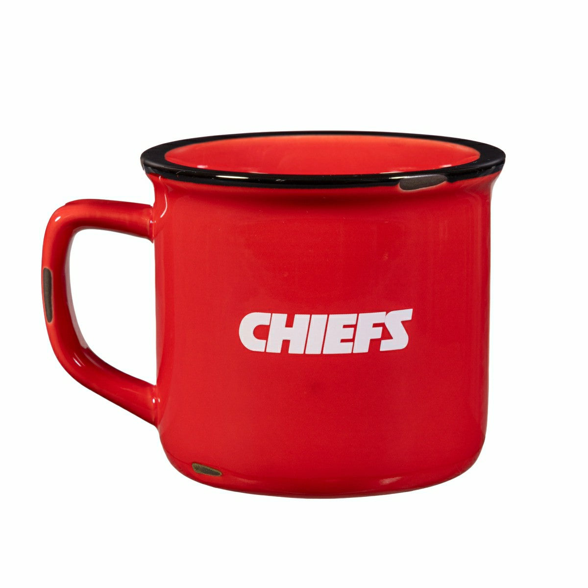 Kansas City Chiefs Ceramic Camp Cup with Enamel Finish, 14oz