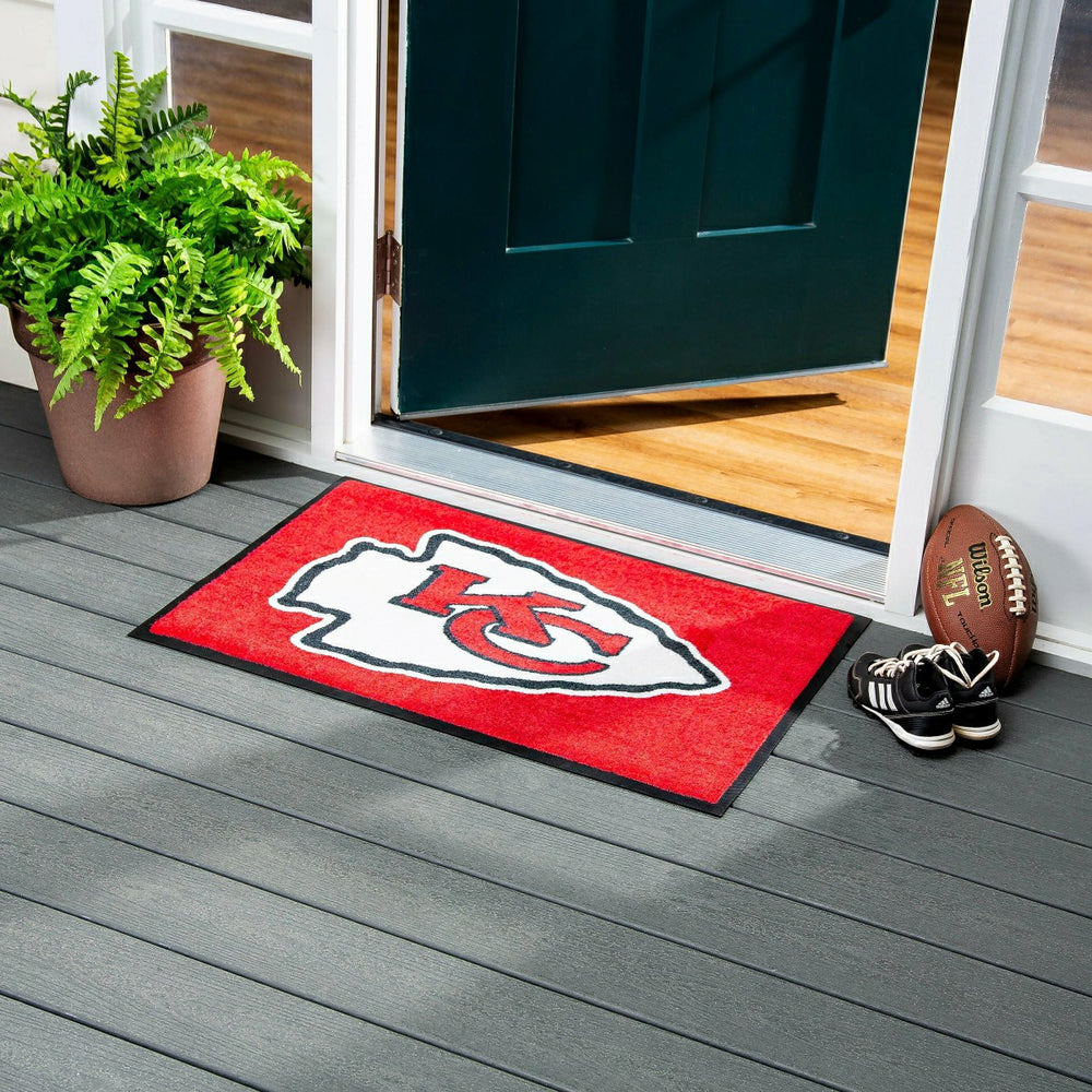 2'x3' USA Made Indoor/Outdoor Entryway Mat, Kansas City Chiefs