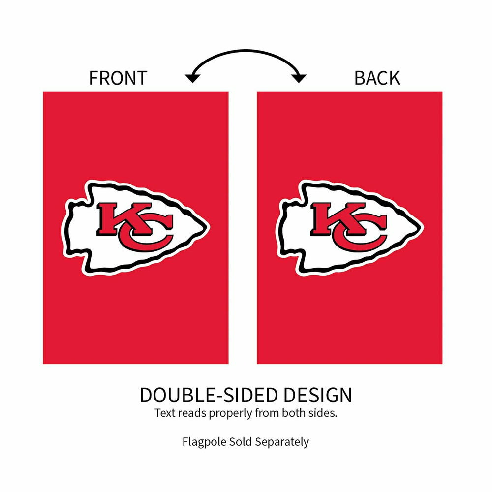 Kansas City Chiefs Applique House Flag