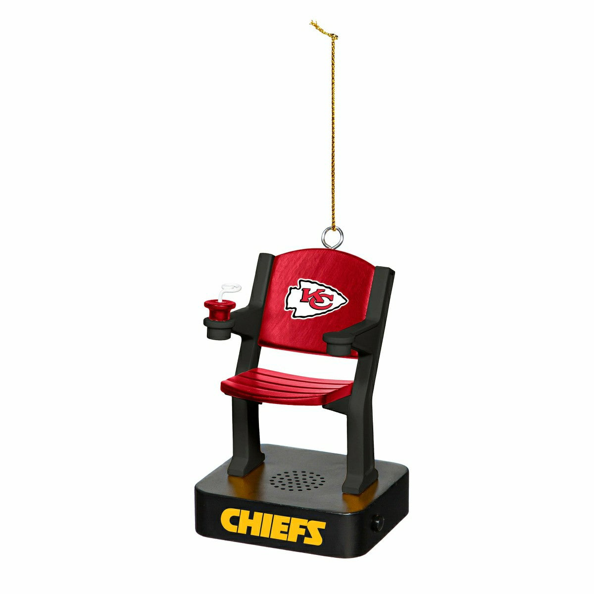 Kansas City Chiefs Mini Tabletop Stadium Seat with Sound