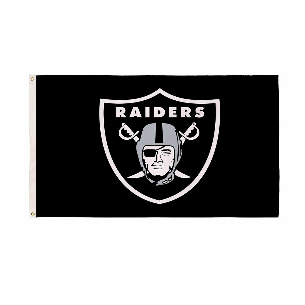 Las Vegas Raiders Single Sided Estate Flag with 2 Grommets, 3'x5'