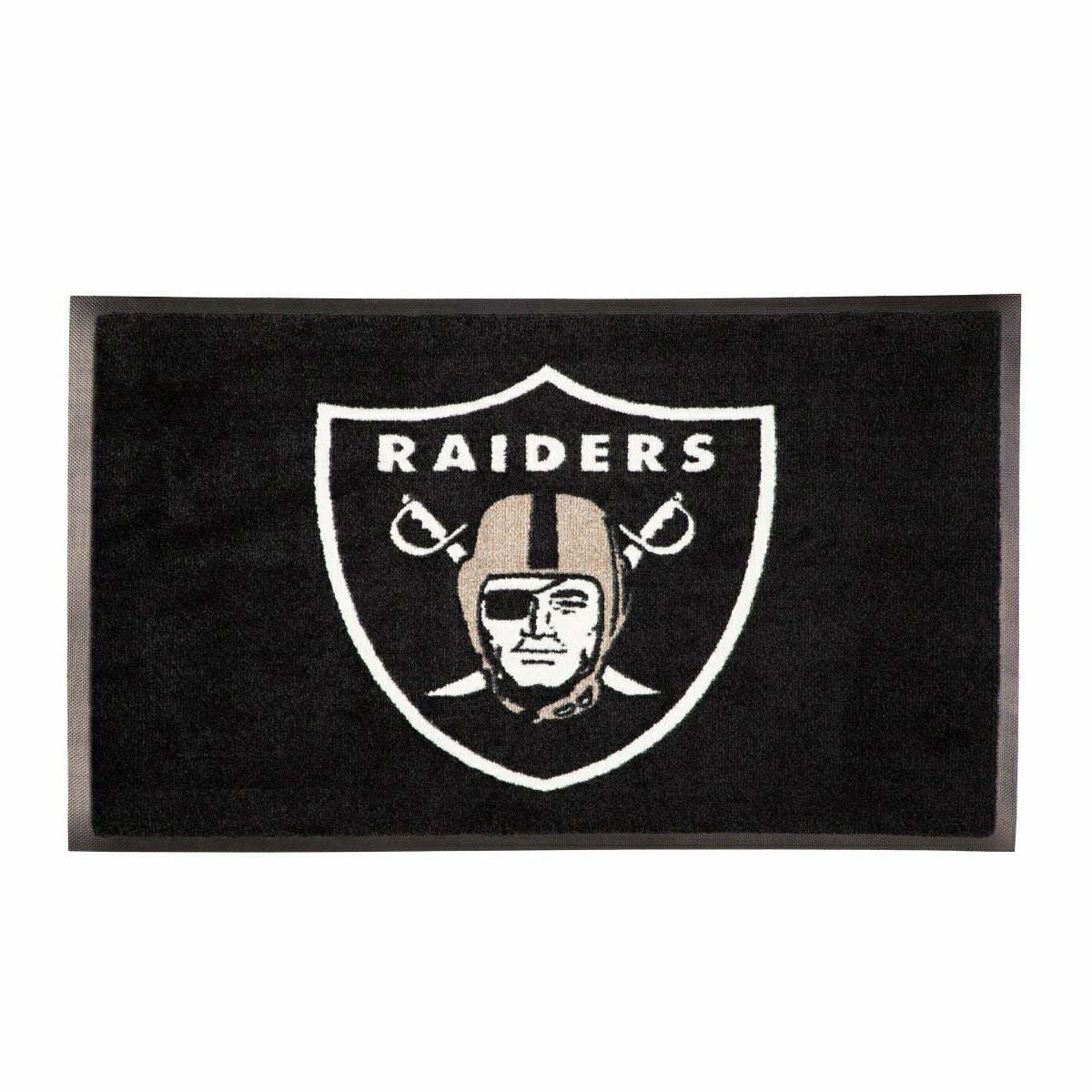 3'x5' Large USA Indoor Outdoor Outdoor Entryway Mat, Las Vegas Raiders