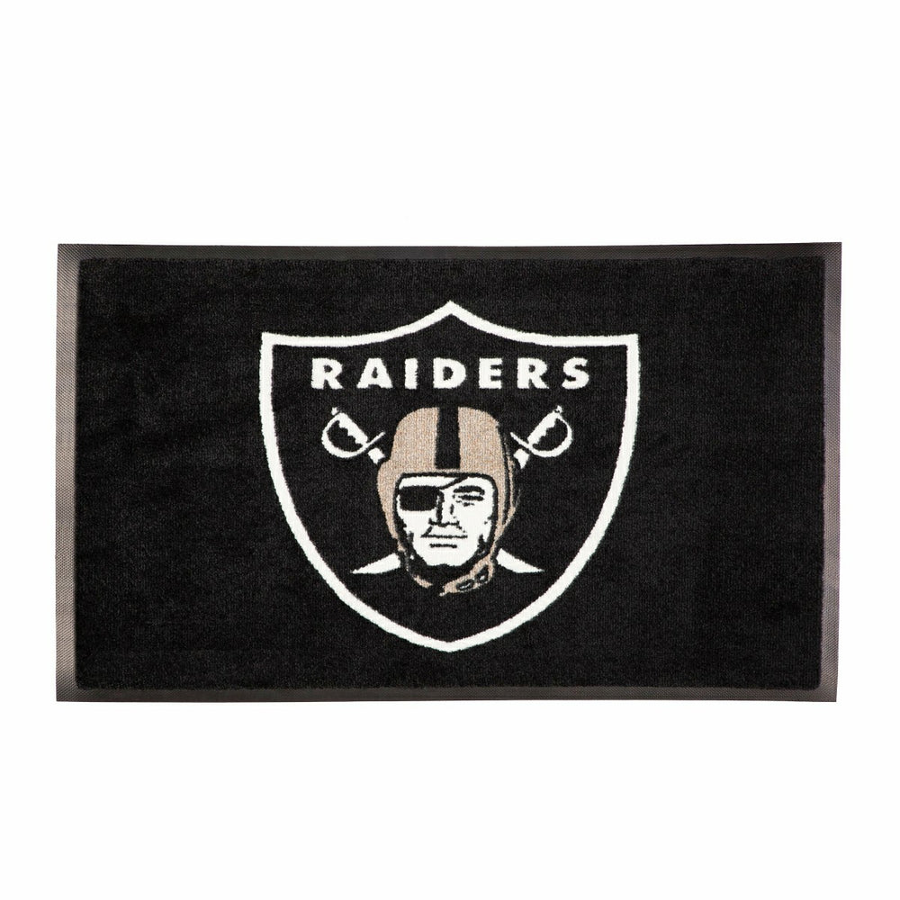 3'x5' Large USA Indoor Outdoor Outdoor Entryway Mat, Las Vegas Raiders