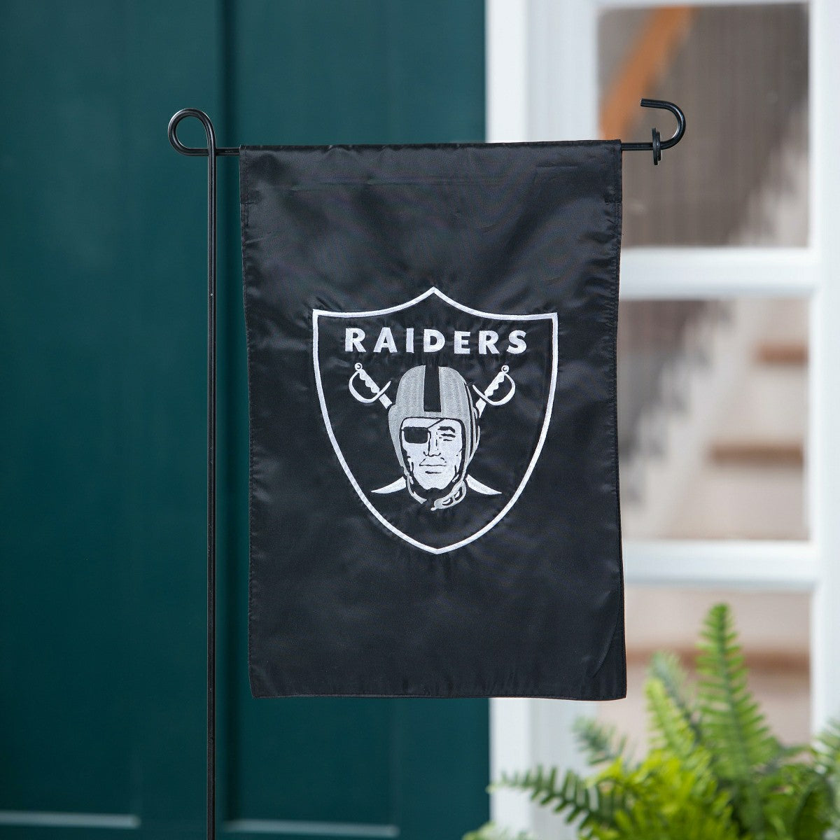 Las Vegas Raiders Applique Garden Flag