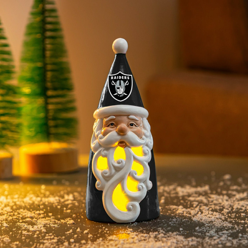 Las Vegas Raiders Santa LED Statuary, 8"