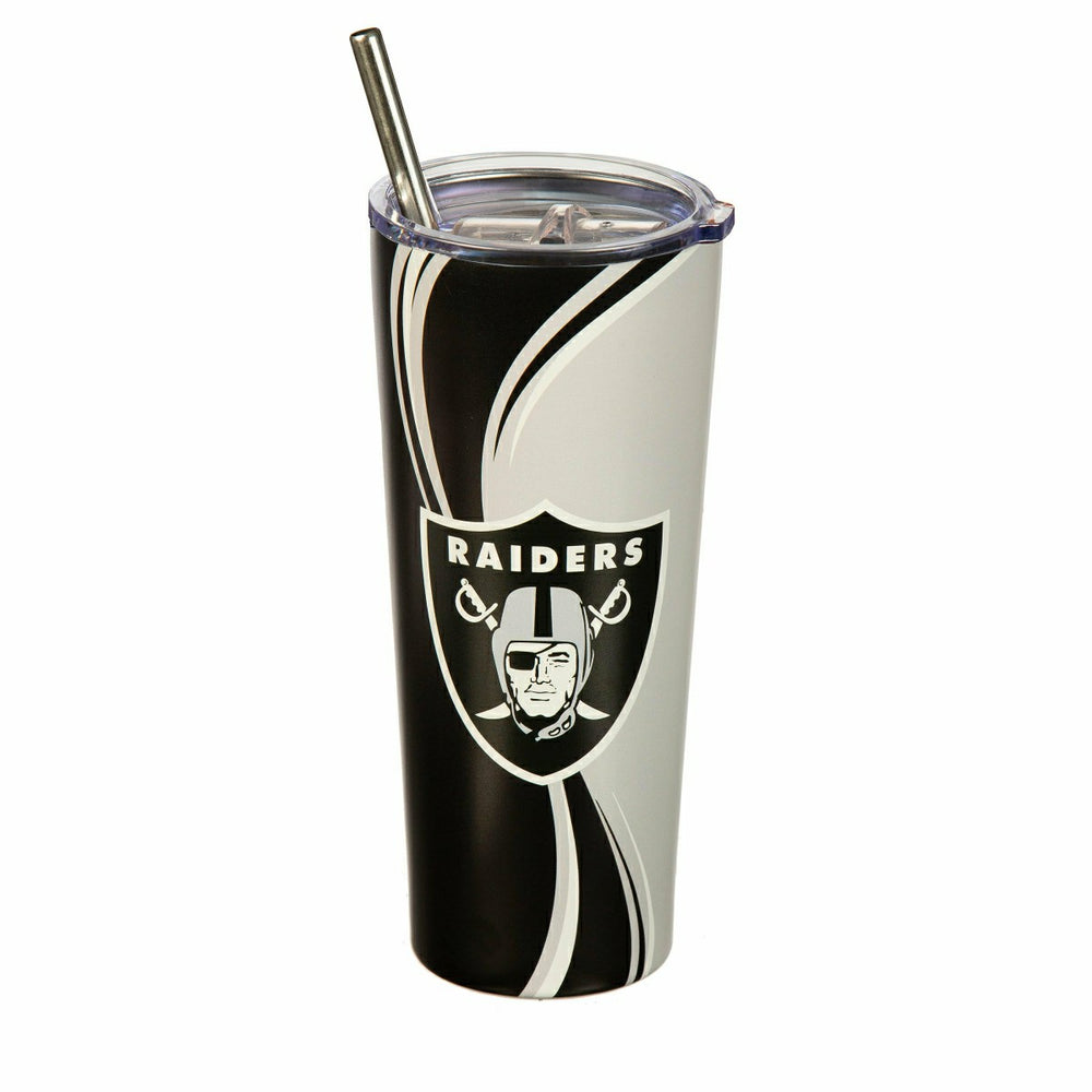 Stainless Steel Tumbler, 20oz, Las Vegas Raiders