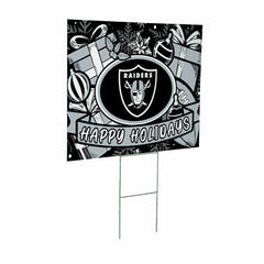 Las Vegas Raiders Coroplast Yard Sign, Holiday