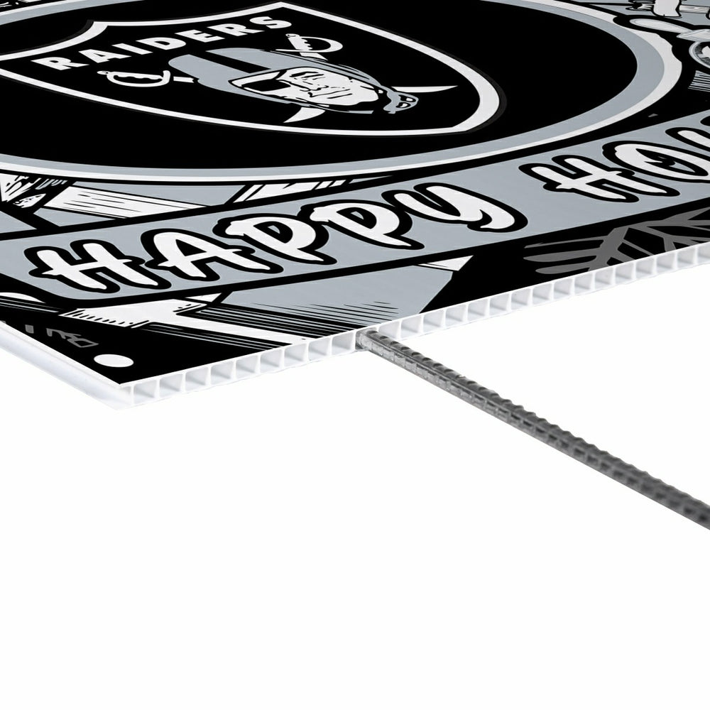 Las Vegas Raiders Coroplast Yard Sign, Holiday