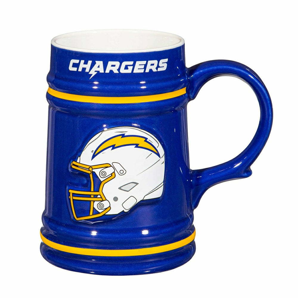 Los Angeles Chargers Ceramic Stein Cup, 24oz