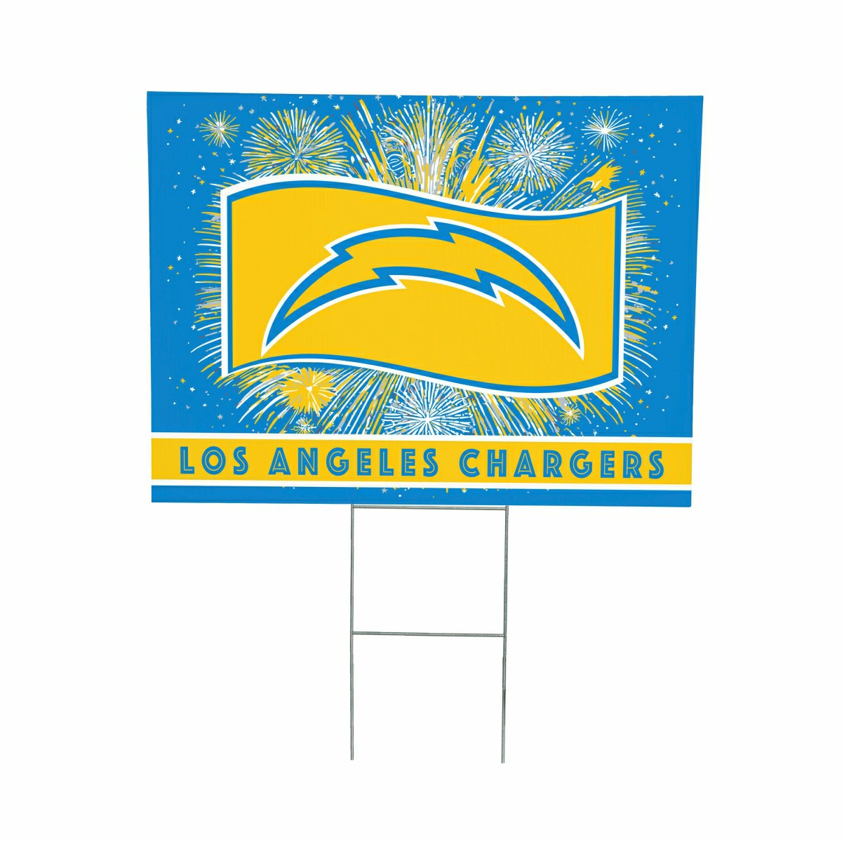 Los Angeles Chargers Yard Sign, Patriotic