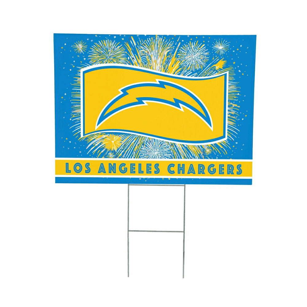 Los Angeles Chargers Yard Sign, Patriotic