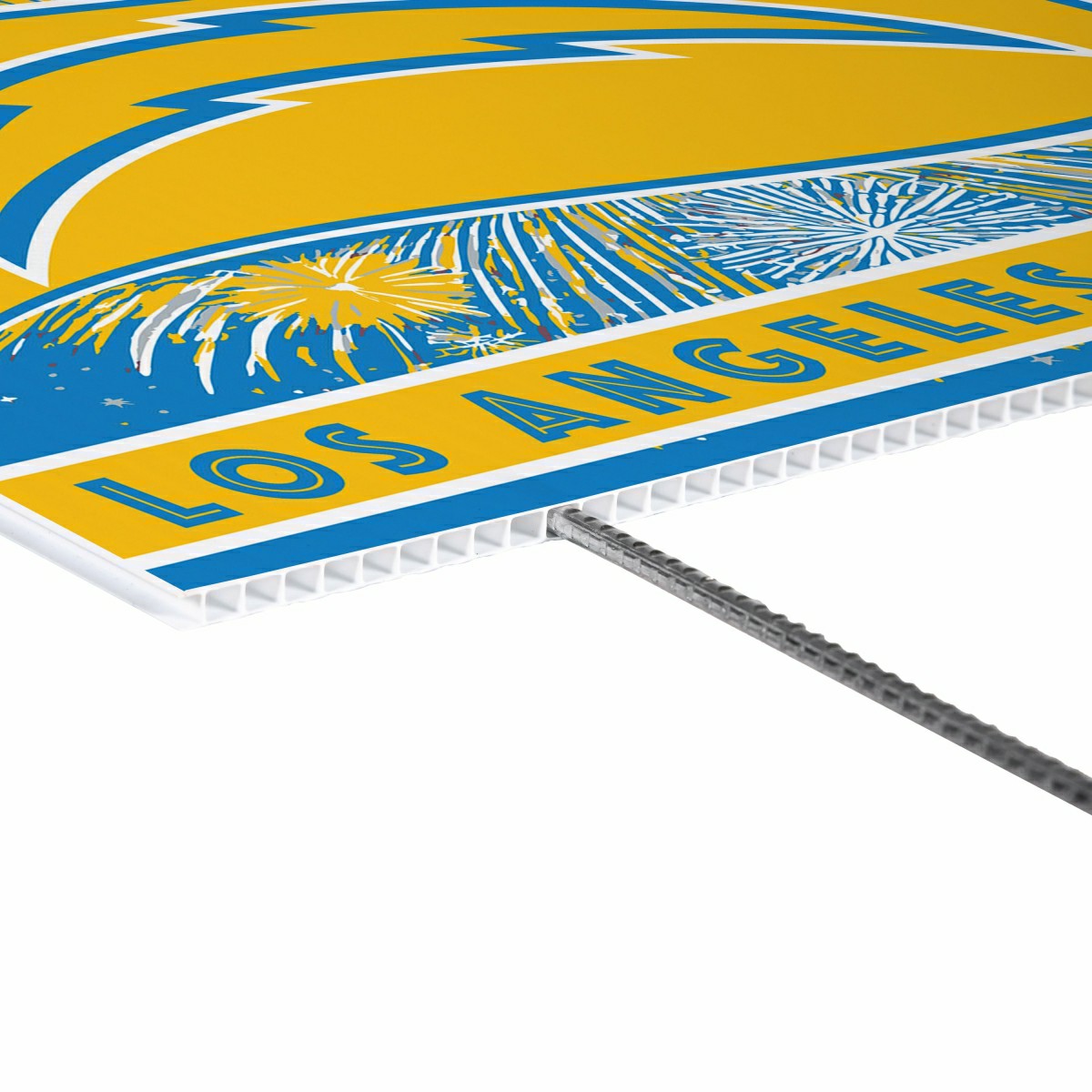 Los Angeles Chargers Yard Sign, Patriotic
