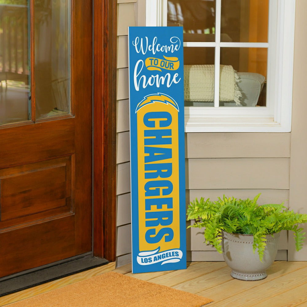 47" Double Sided Leaner, Los Angeles Chargers, Halloween