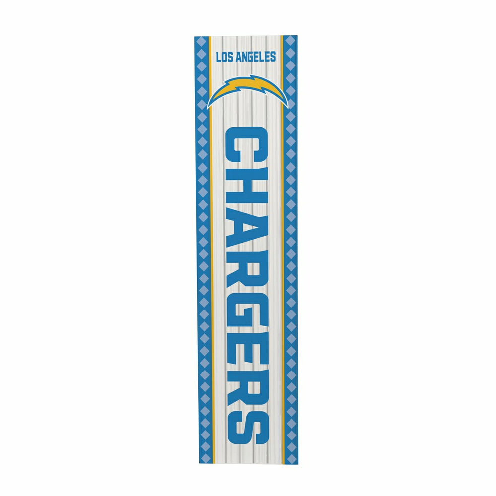 47" Double Sided Leaner, Los Angeles Chargers, Christmas
